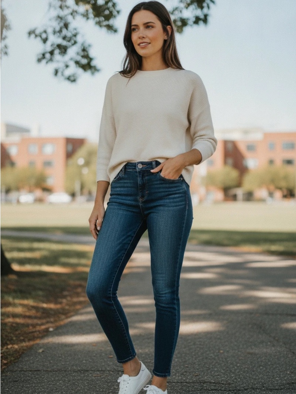 Kut from the Kloth Women's High-Rise Donna Fab Ab Ankle Skinny Jeans. Size 4 - Picture 1 of 10